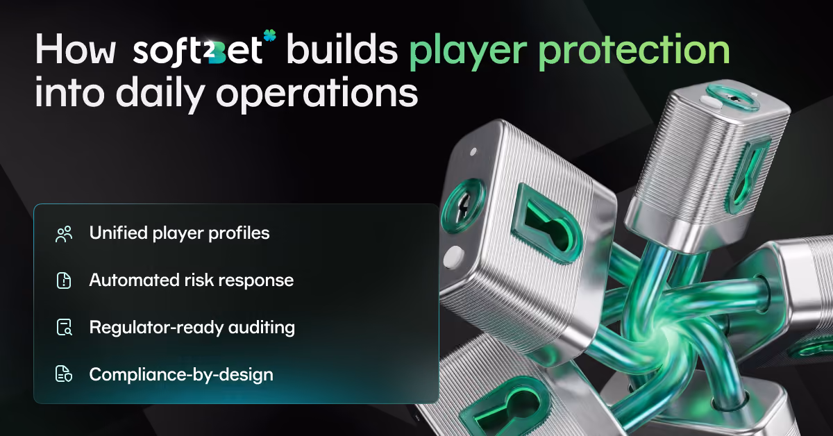 How Soft2Bet builds player protection into daily operations: unified player profiles, automated risk response, regulator-ready auditing and compliance-by-design